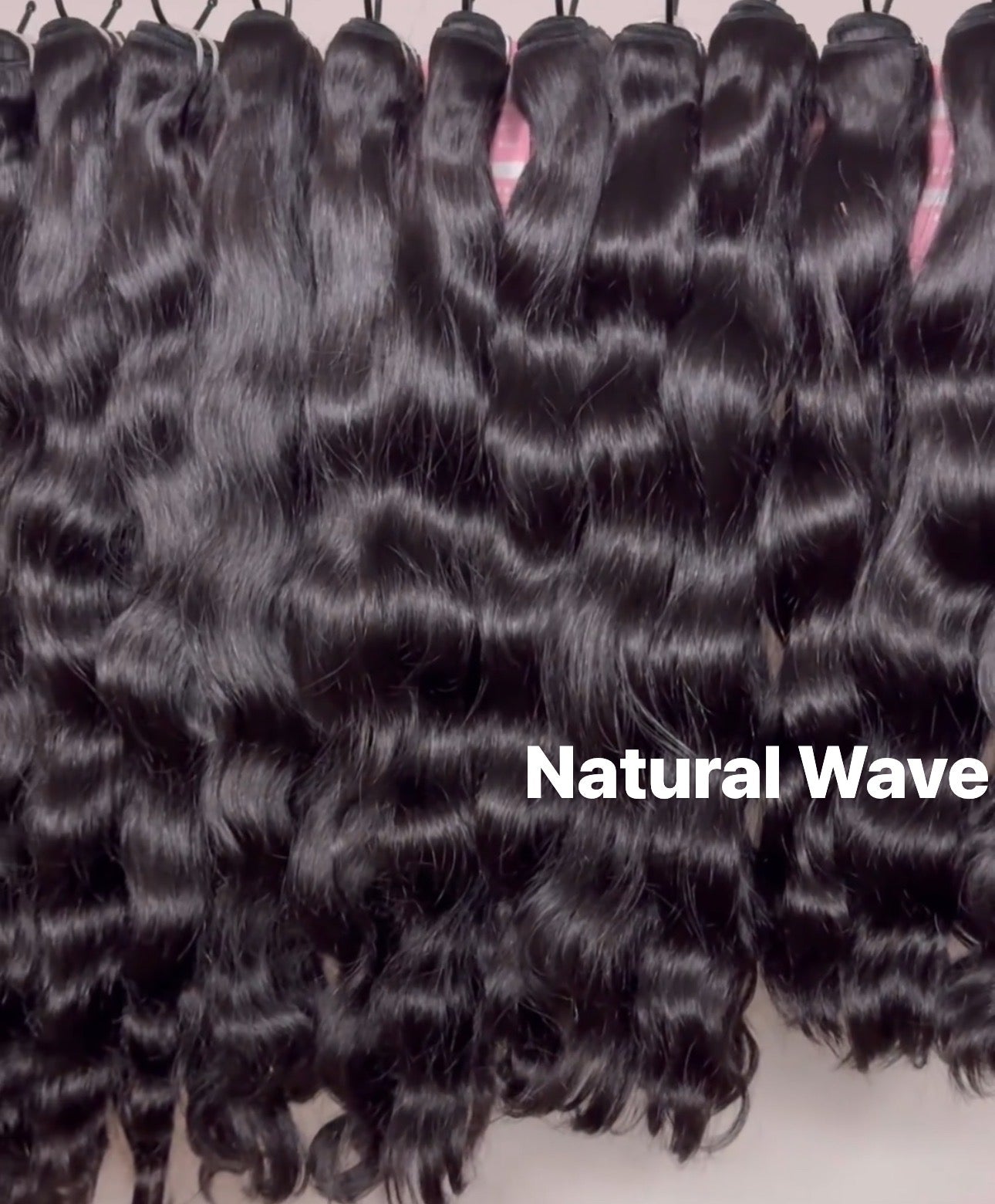 Natural Wave Raw 3pcs +1 closure / frontal hair