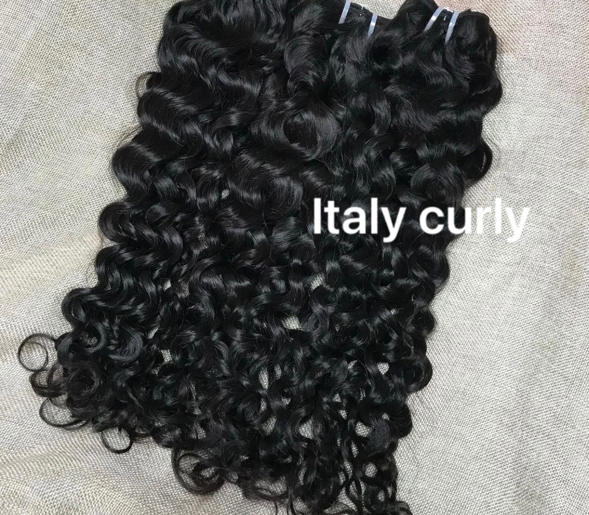 Hair Bundle: italy curly/ deep curly/ baby curly/ kinky curly/Burmese curl