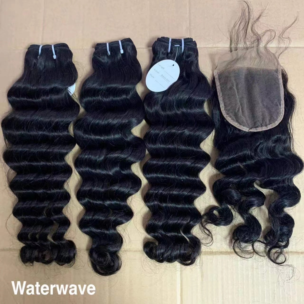 Water wave 3pcs +1 closure / frontal