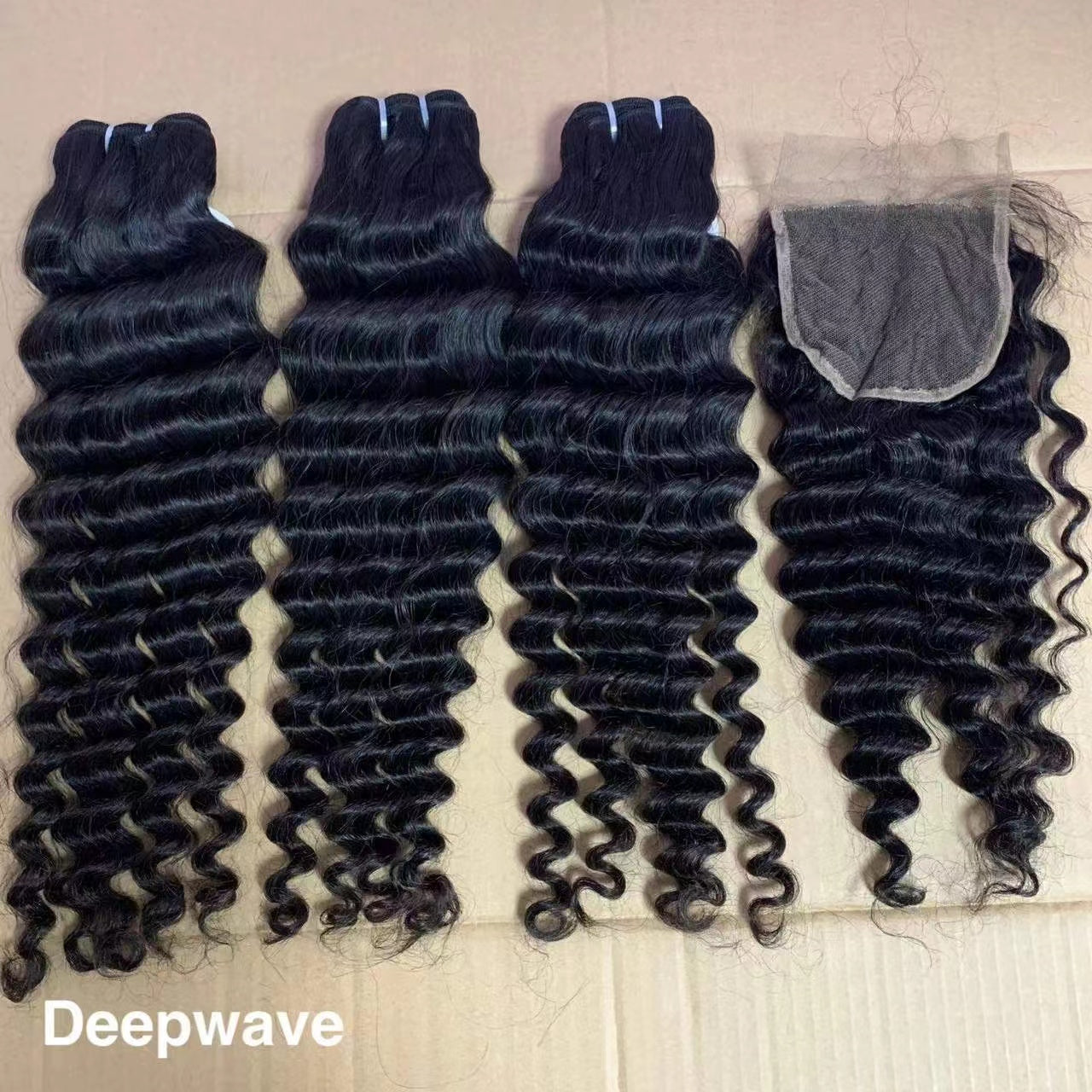 Deep Wave 3pcs +1 closure / frontal