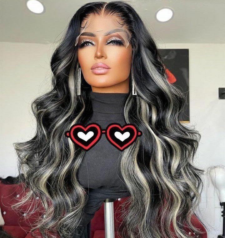 POP Color Wig Frontal WIg /Closure WIg