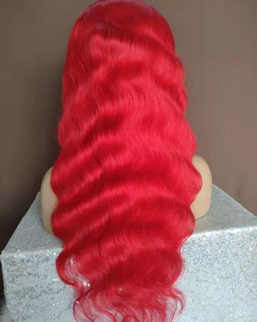 Red Color Wig Frontal WIg /Closure WIg