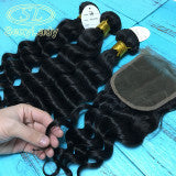 Water wave 3pcs +1 closure / frontal