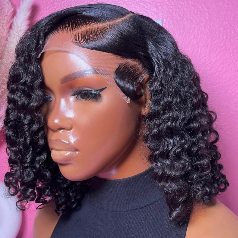 Burmese Curl Closure Bob Wig sales