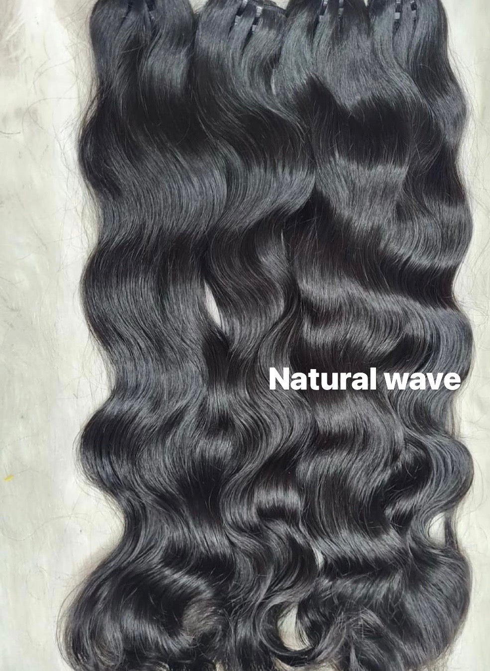 Natural Wave Raw 3pcs +1 closure / frontal hair