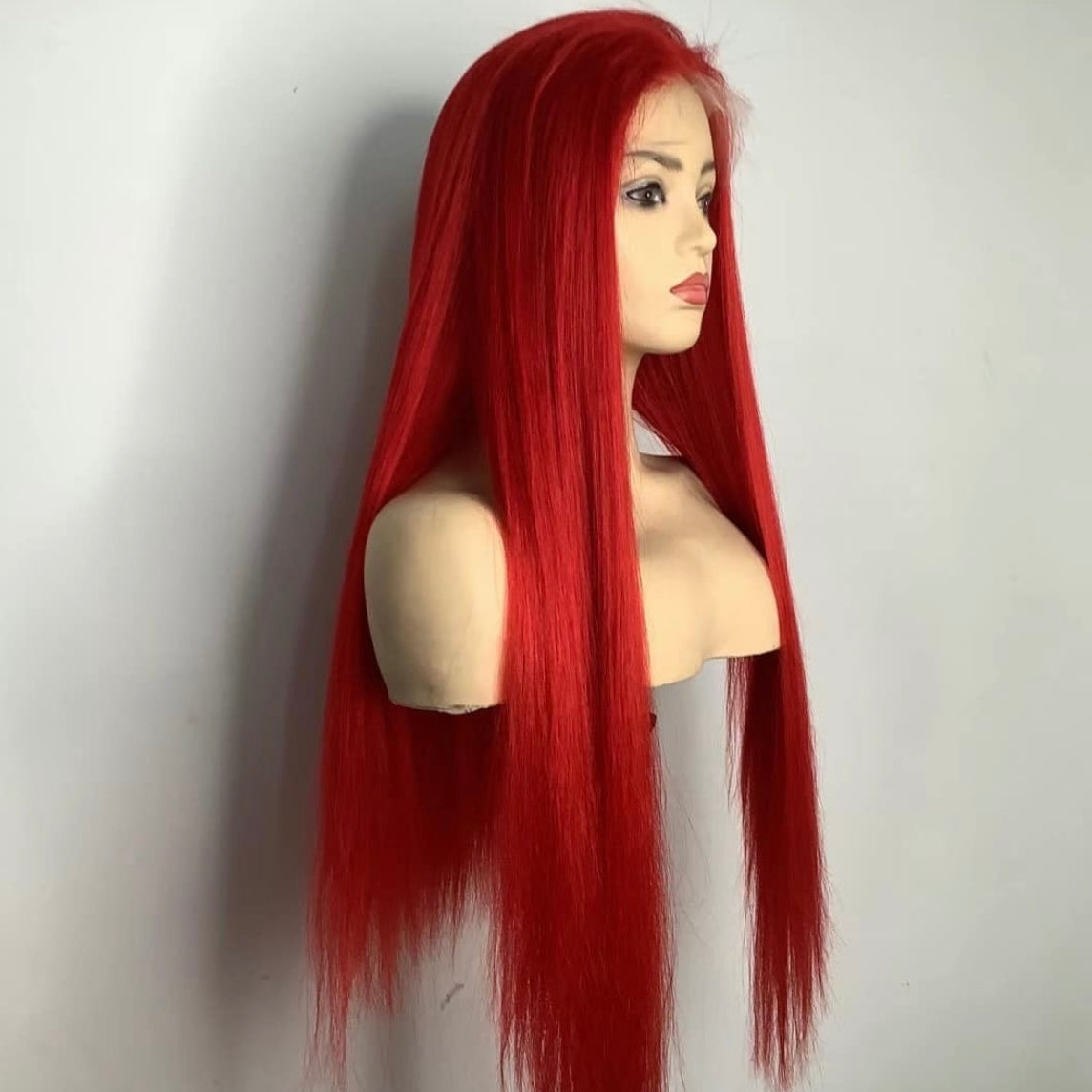 Red Color Wig Frontal WIg /Closure WIg