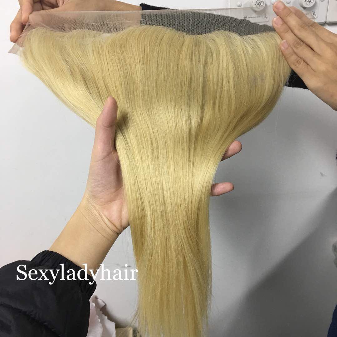 Top 613 blonde frontal 13*4