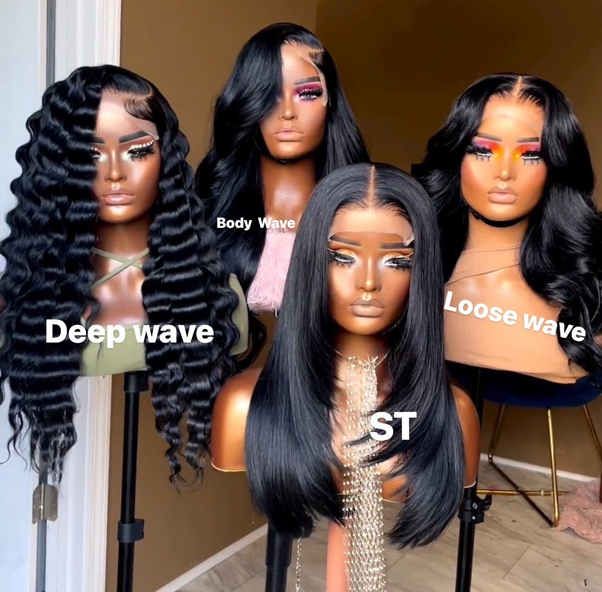 Closure Wig transparent/HD lace