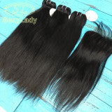 Straight 3pcs +1 closure / frontal