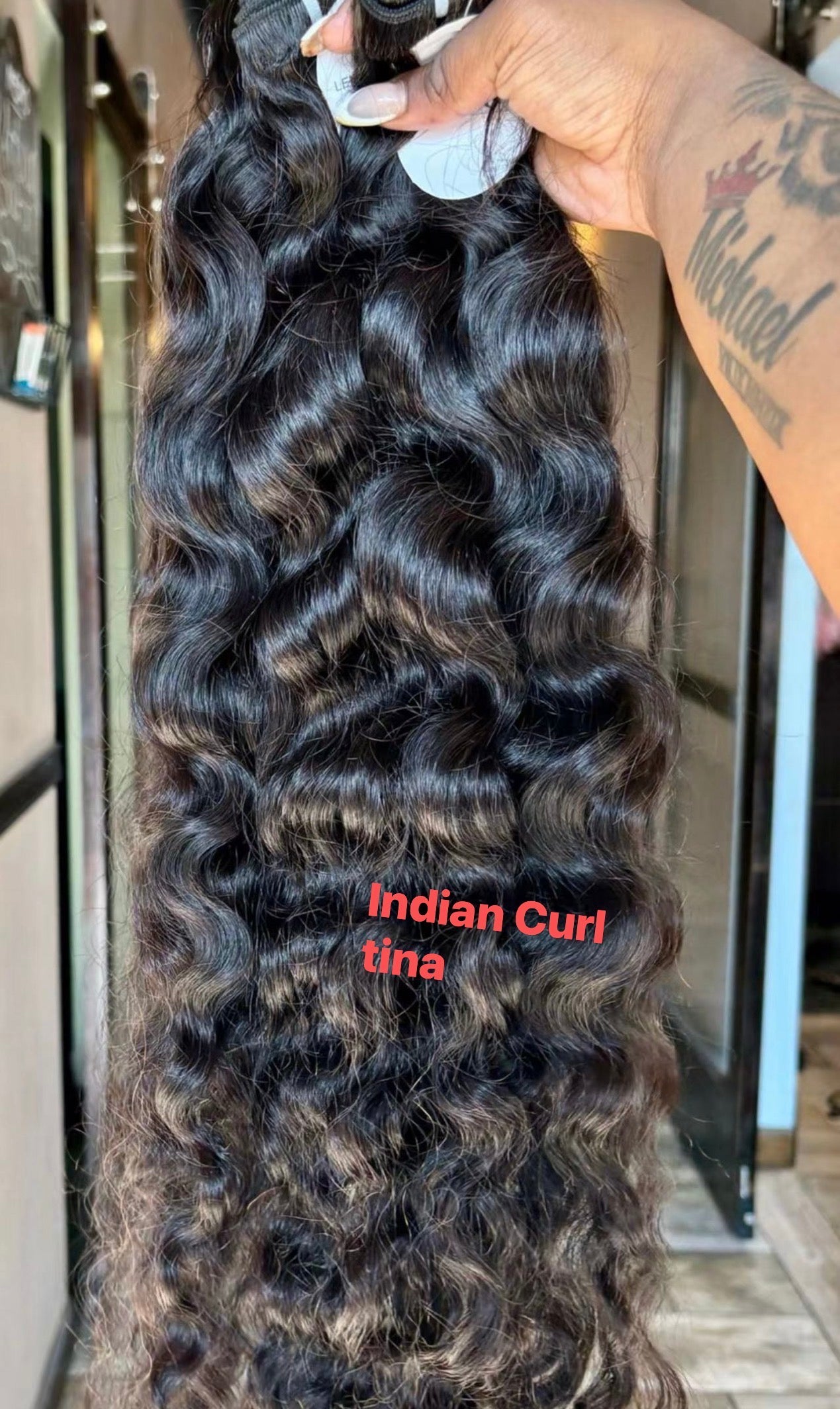 Indian Curl 3pcs +1 closure / frontal